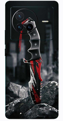 BugguSkin VIVO X80 5G Mobile Skin(Ultra Super Killer Knife Skin With High Matte Finish.)