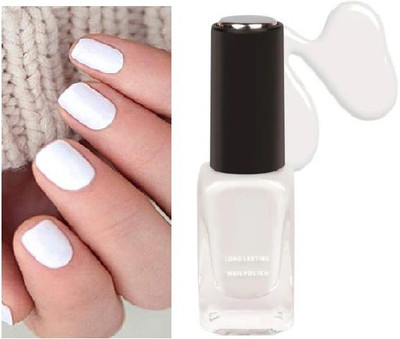 THTC New Smooth & Perfect Finish Quick-dry Formulated Dull Matte White nail Paint WHITE
