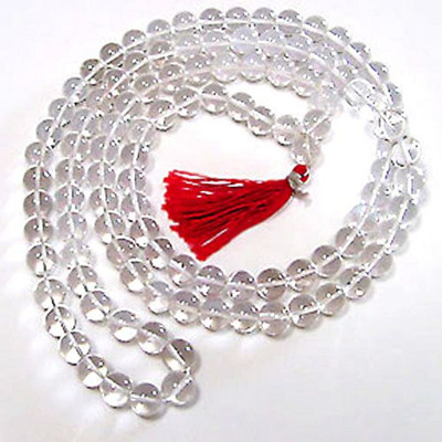 RATAN BAZAAR Sphatik Beads Mala Womenand Men Crystal Stone Chain