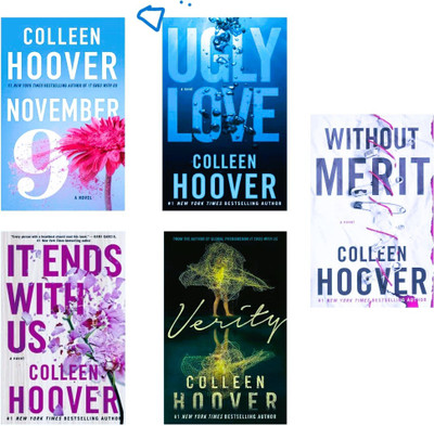 Romance Colleen Hoover -9 November + Ugly Love +It Ends With Us +Variety + Without Merit ( 5 Books Combo With Bookmarks) Product Bundle – 1 January 2018
by Colleen Hoover (Author)(Paperback, Colleen Hoover) Romance Colleen Hoover -9 November + Ugly Love +It Ends With Us +Variety + Without Merit ( 5 Books Combo With Bookmarks) Product Bundle – 1 January 2018
by Colleen Hoover (Author)(Paperback, Colleen Hoover)