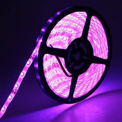 Smuf 600 LEDs 4.45 m Pink Steady Strip Rice Lights(Pack of 1)