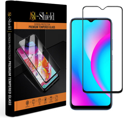 MS-Shield Edge To Edge Tempered Glass for Realme C15(Pack of 1)