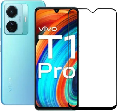 AKSHUD Edge To Edge Tempered Glass for vivo T1 Pro 5G(Pack of 1)
