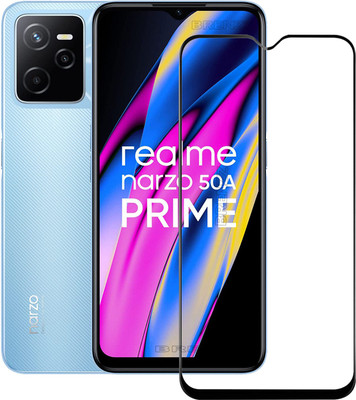 BRENZZ Edge To Edge Tempered Glass for Realme Narzo 50A Prime(Pack of 1)