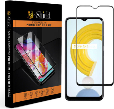 MS-Shield Edge To Edge Tempered Glass for Realme C21(Pack of 1)