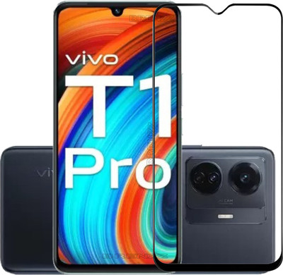 BRENZZ Edge To Edge Tempered Glass for vivo T1 Pro 5G(Pack of 1)