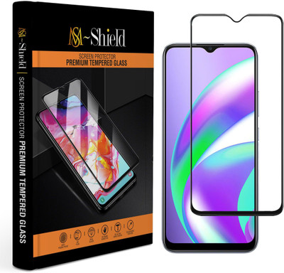 MS-Shield Edge To Edge Tempered Glass for Realme C12(Pack of 1)