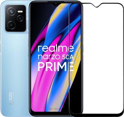 BRENZZ Edge To Edge Tempered Glass for Realme Narzo 50A Prime(Pack of 1)
