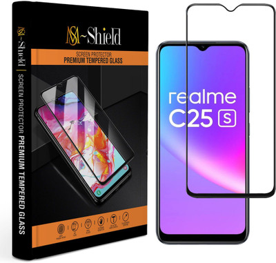 MS-Shield Tempered Glass Guard for Realme C25s(Pack of 1)