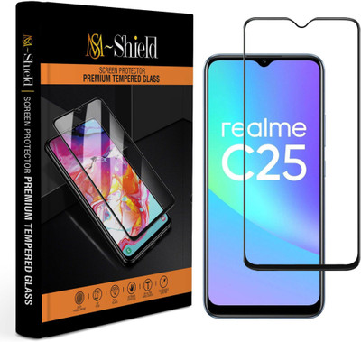 MS-Shield Tempered Glass Guard for Realme C25(Pack of 1)