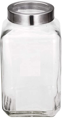 Adhunyk Glass Grocery Container  - 3000 ml(Clear)