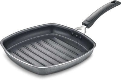 Prestige Grill Pan 25 cm diameter 1.9 L capacity(Aluminium, Non-stick)