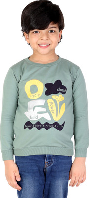 HOPZ Full Sleeve Printed Baby Boys Sweatshirt