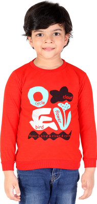 HOPZ Full Sleeve Printed Boys Sweatshirt
