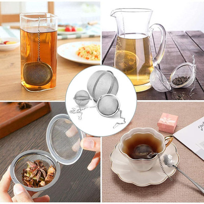 jpdsrn Stainless Steel Tea Ball Strainer Mesh Infuser Filter Reusable Spice Filter Tea Strainer(Pack of 1)
