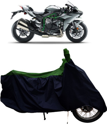 Tricway Two Wheeler Cover for Kawasaki(Ninja H2 BS6, Green)