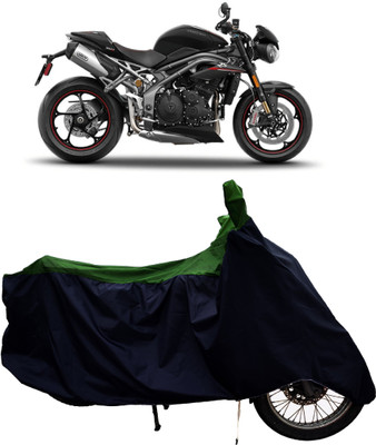 Tricway Two Wheeler Cover for Triumph(Speed Triple BS6, Green)