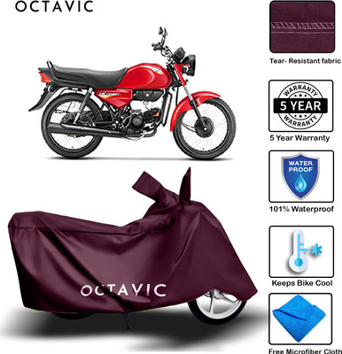 AUTOCAD Waterproof Two Wheeler Cover for Hero(HF Dawn, Maroon)