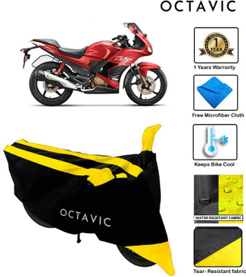 octavic Waterproof Two Wheeler Cover for Hero(Karizma ZMR, Yellow)