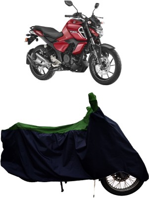 Tricway Two Wheeler Cover for Yamaha(FZ S FI New BS6, Green)