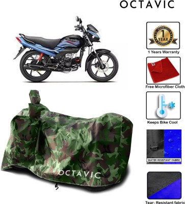 octavic Waterproof Two Wheeler Cover for Hero(Passion Plus, Green)