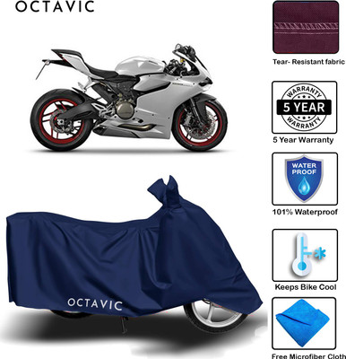 octavic Waterproof Two Wheeler Cover for Ducati(899 Panigale, Blue)