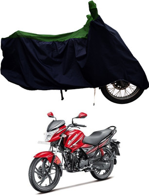 Tricway Two Wheeler Cover for Hero(Glamour i3s, Green)