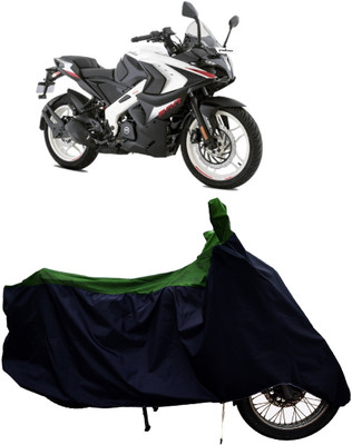 Tricway Two Wheeler Cover for Bajaj(Pulsar RS200 BS6, Green)
