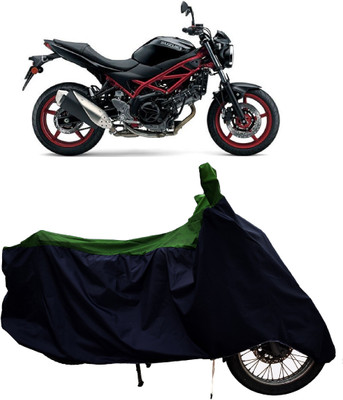 Tricway Two Wheeler Cover for Suzuki(SV650 BS6, Green)