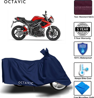 octavic Waterproof Two Wheeler Cover for DSK Benelli(TNT 25, Blue)