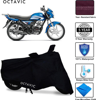 AUTOCAD Waterproof Two Wheeler Cover for Hero(CD 110 Dream, Black)