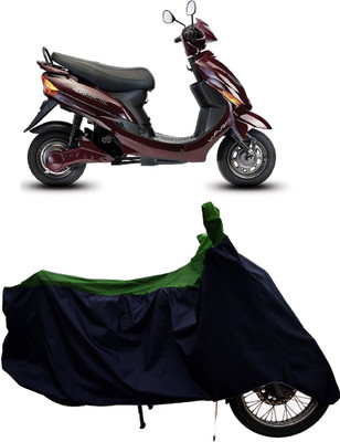 Tricway Two Wheeler Cover for Hero Electric(Electric Wave Dx, Green)