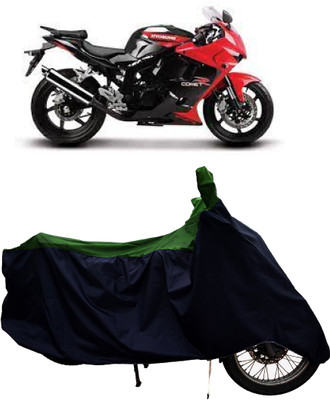 Tricway Two Wheeler Cover for Kinetic(Comet, Green)