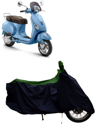 Tricway Two Wheeler Cover for Vespa(Elegante 150 BS6, Green)