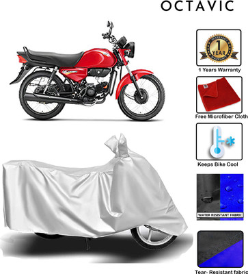 octavic Waterproof Two Wheeler Cover for Hero(HF Dawn, Silver)