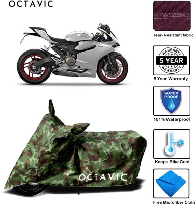 octavic Waterproof Two Wheeler Cover for Ducati(899 Panigale, Green)