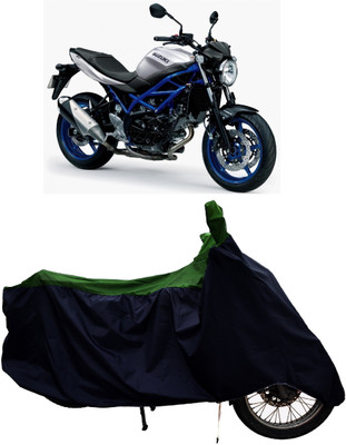 Tricway Two Wheeler Cover for Suzuki(SV 650 BS6, Green)