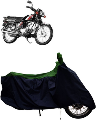 Tricway Two Wheeler Cover for Hero(CD 100 SS, Green)