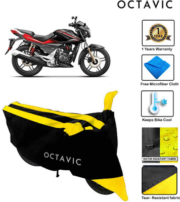 octavic Waterproof Two Wheeler Cover for Hero(CBZ Extreme, Yellow)