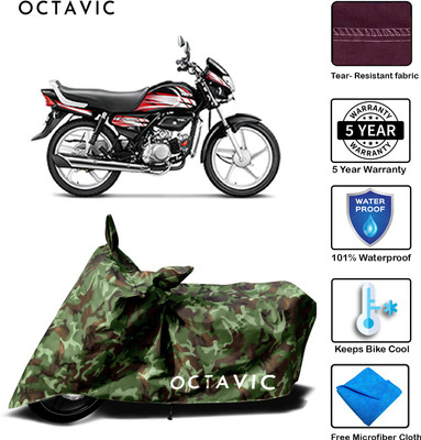 octavic Waterproof Two Wheeler Cover for Hero(HF Deluxe, Green)