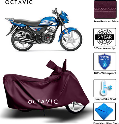 AUTOCAD Waterproof Two Wheeler Cover for Hero(CD 110 Dream, Maroon)