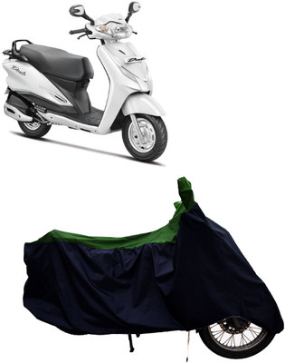 Tricway Two Wheeler Cover for Hero(Duet VX 110CC BS6, Green)