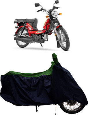 Tricway Two Wheeler Cover for TVS(XL 100 Heavy Duty BS6, Green)