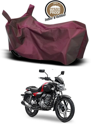 KEDIT Two Wheeler Cover for Bajaj(V15, Maroon)