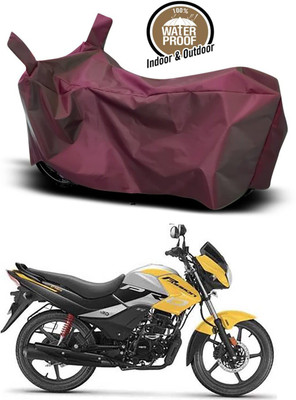 KEDIT Two Wheeler Cover for Hero(Passion Pro i3S, Maroon)