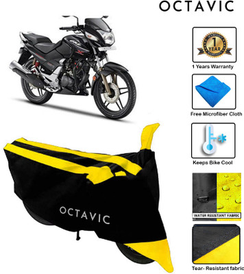 octavic Waterproof Two Wheeler Cover for Hero(CBZ, Yellow)