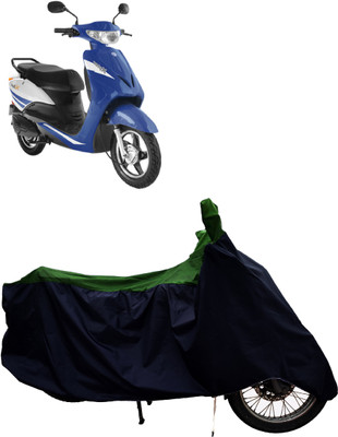 Tricway Two Wheeler Cover for Indus(Yo Xplor, Green)