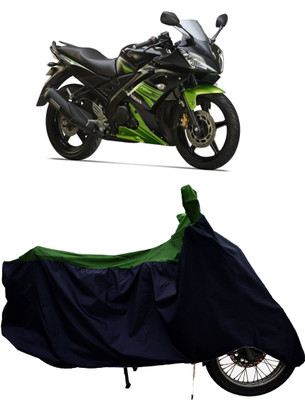 Tricway Two Wheeler Cover for Yamaha(R15S BS6, Green)