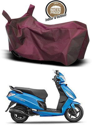 KEDIT Waterproof Two Wheeler Cover for Hero(Maestro Edge, Maroon)