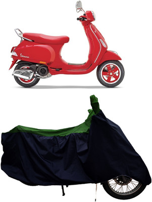Tricway Two Wheeler Cover for Vespa(Urban Club BS6, Green)